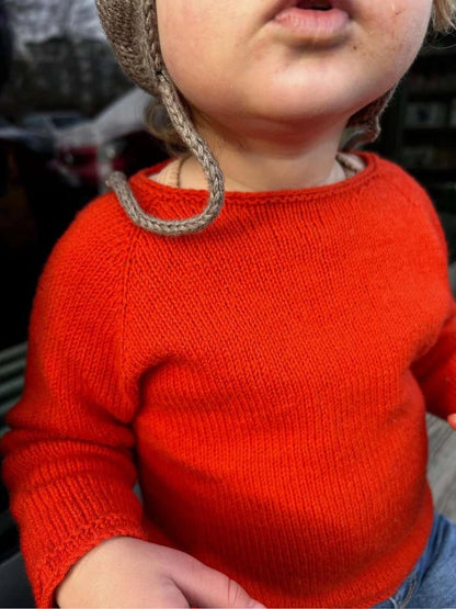 Baby Hat Knitting Pattern in beige