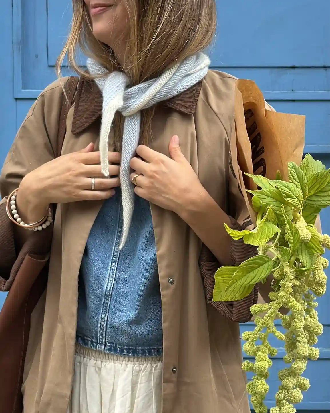 Strawberry Scarf Dreieckstuch, Strickanleitung Tuch