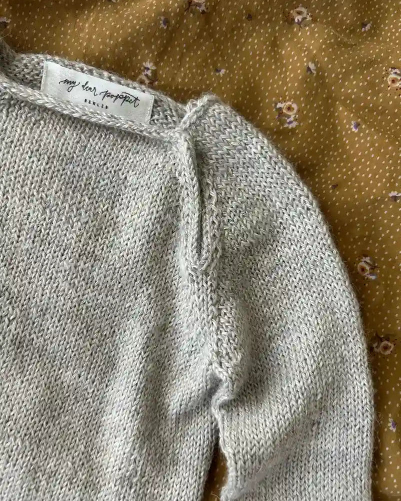 Babyanzug selbst gestrickt in grau Anleitung