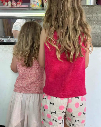 Produktfoto: Sylvie's Summer Top, Strickanleitung für ein Sommer Top für Kinder
