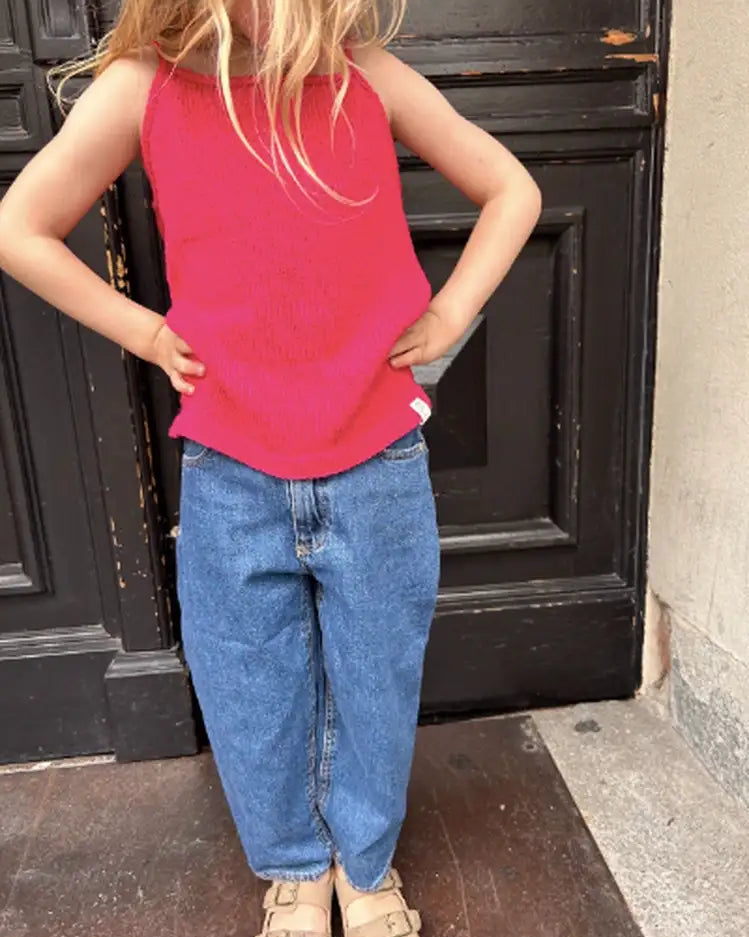 Produktfoto: Sylvie's Summer Top, Strickanleitung für ein Sommer Top für Kinder